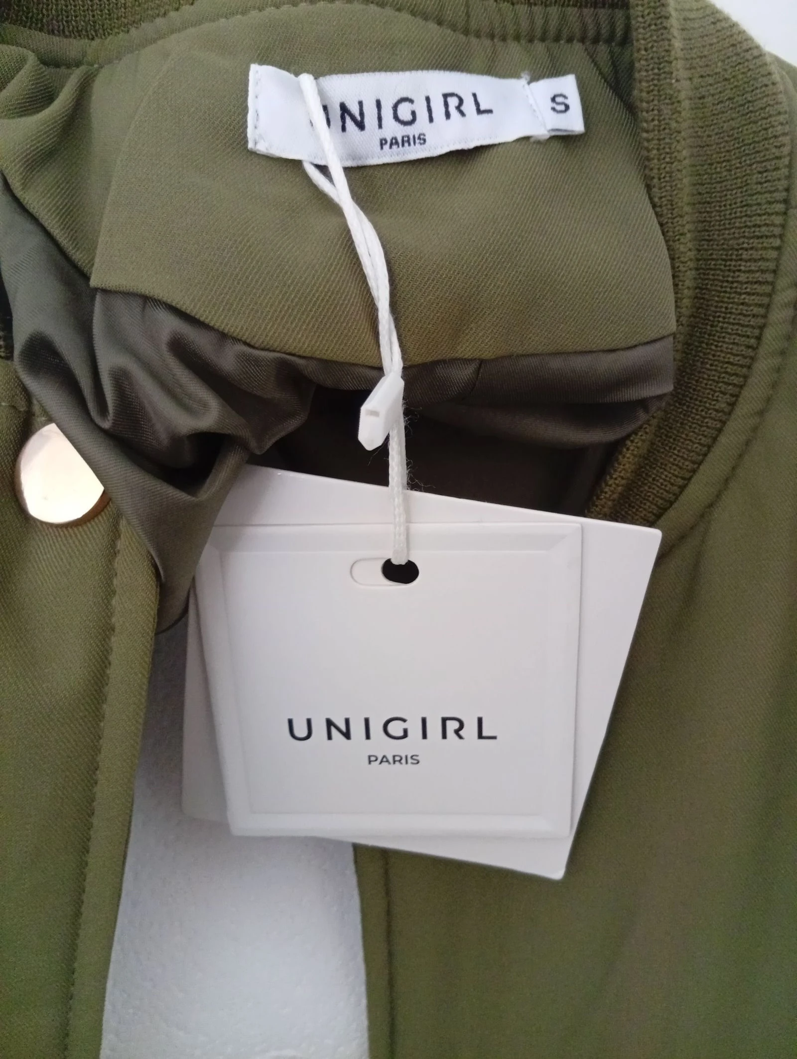 Chaqueta estilo bomber con 2 bolsillos grandes y cierre de botones – photo 5